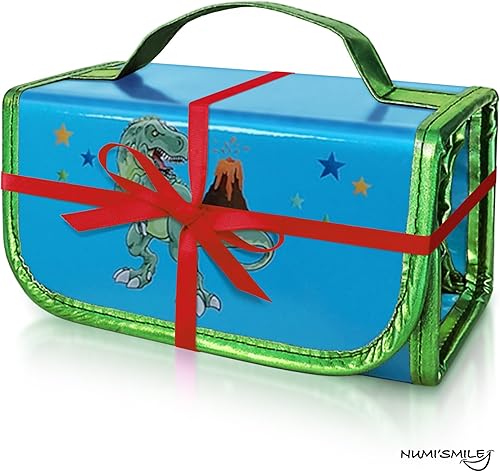 Miniatura 5 de NUMI'SMILE Estuche de lápices de dinosaurio con marcadores perfumados de frutas, regalos de dinosaurios para niños de 3, 4, 5, 6, 7, 8, 9 años en