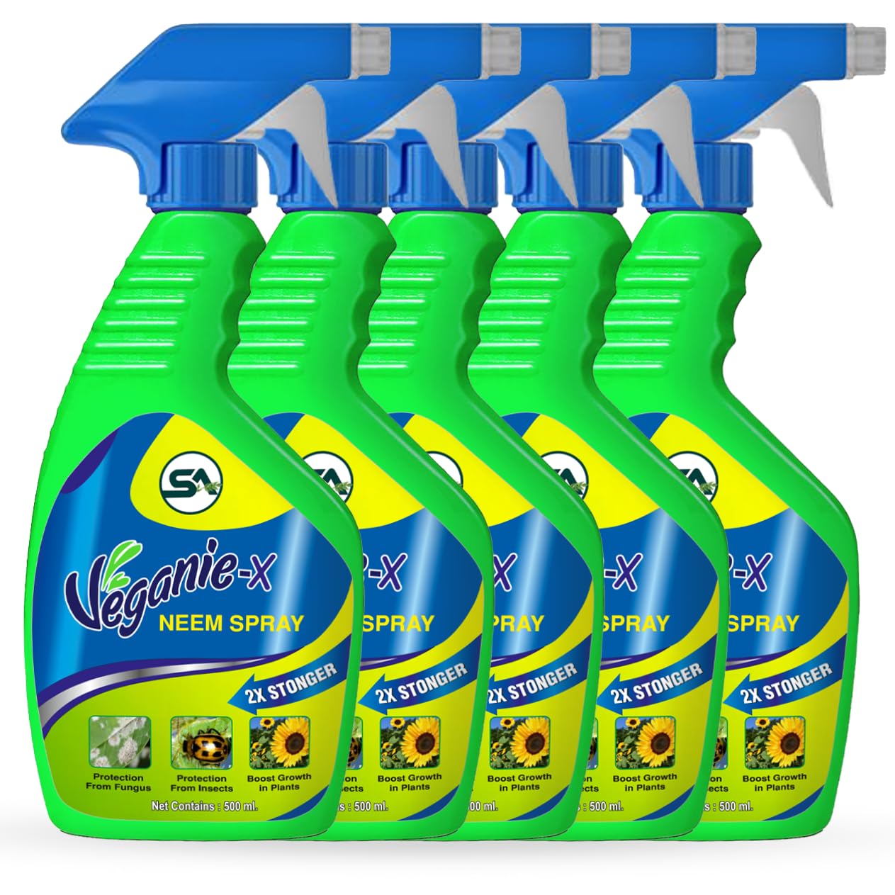 Veganie-X Neem Oil Spray for Plants Insects | Natural Insect Reepellent for Outdoor Indoor Plants & Garden | Herbal Plant Protection | Removes Fungus Pests Mealy Bug-2500 ml, Pack of 5 (B0DBDPHYYG) Amazon Price History, Amazon Price Tracker