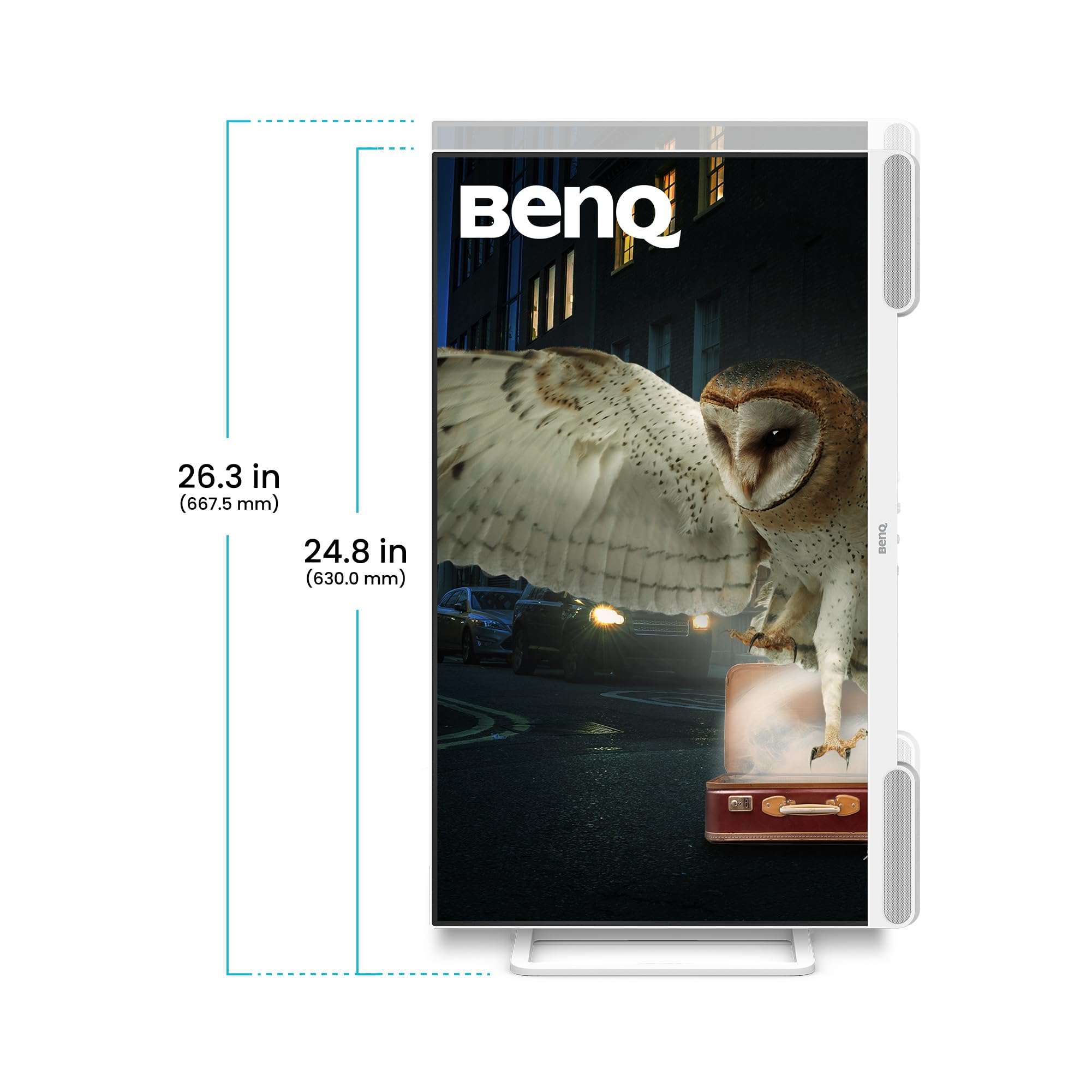 BenQ EW2790U 68.6 cm 4K 3840x2160 z 98% pokryciem kolorów P3, ekskluzywny kontrast AI, wbudowane głośniki 2.1-kanałowe z głośnikiem niskotonowym, 1 USB typu C, 3 porty HDMI, ergonomiczna konstrukcja i