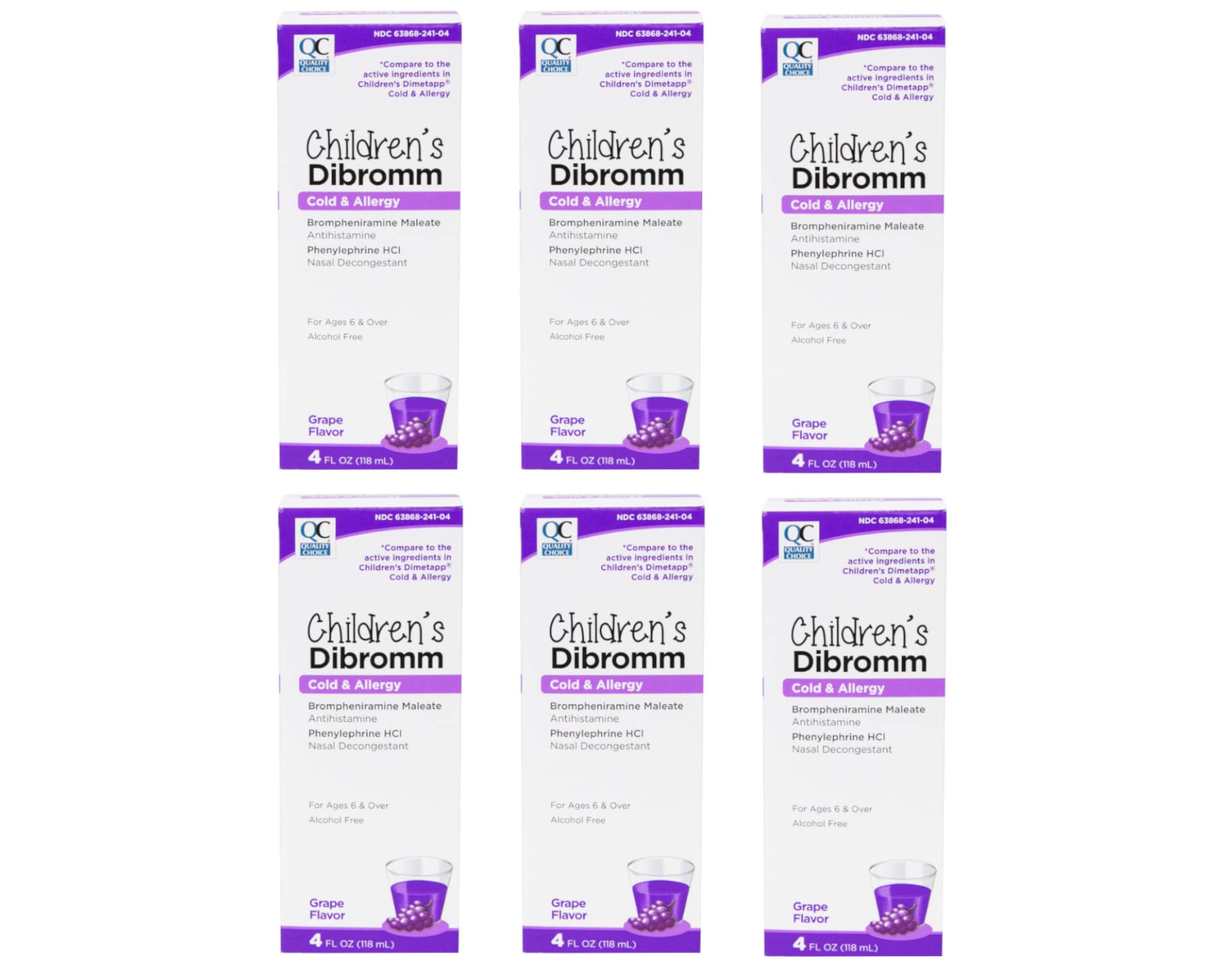 Quality Choice Children's Dibromm Cold & Allergy Liquid