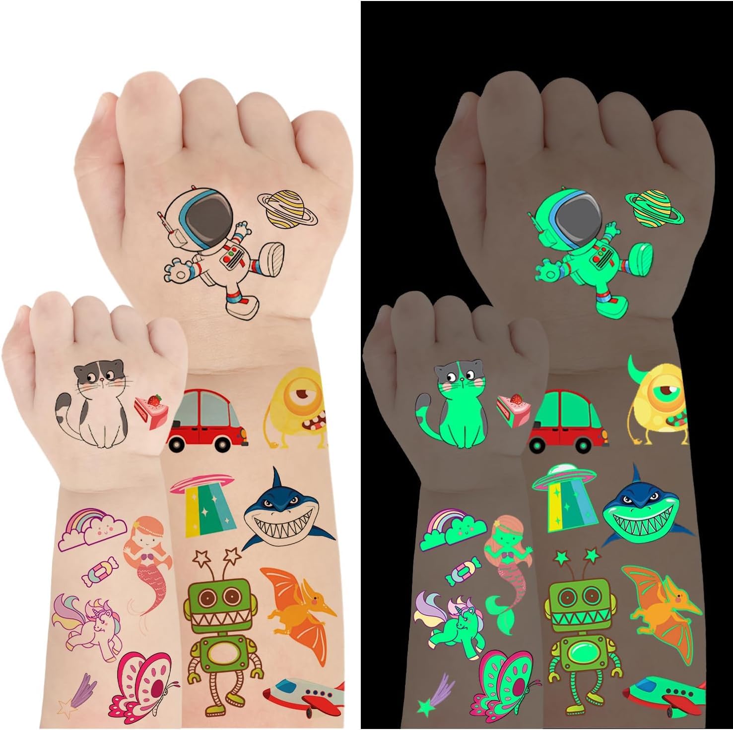 Sponsored Ad – Mumoo Bear Tattoos for Kids 30 Sheets Glow in the Dark Tattoo, Temporary Tattoo for Party Bags, Kids Tattoos for Girls Boys, Waterproof Stick, Party Bag Fillers for Kid