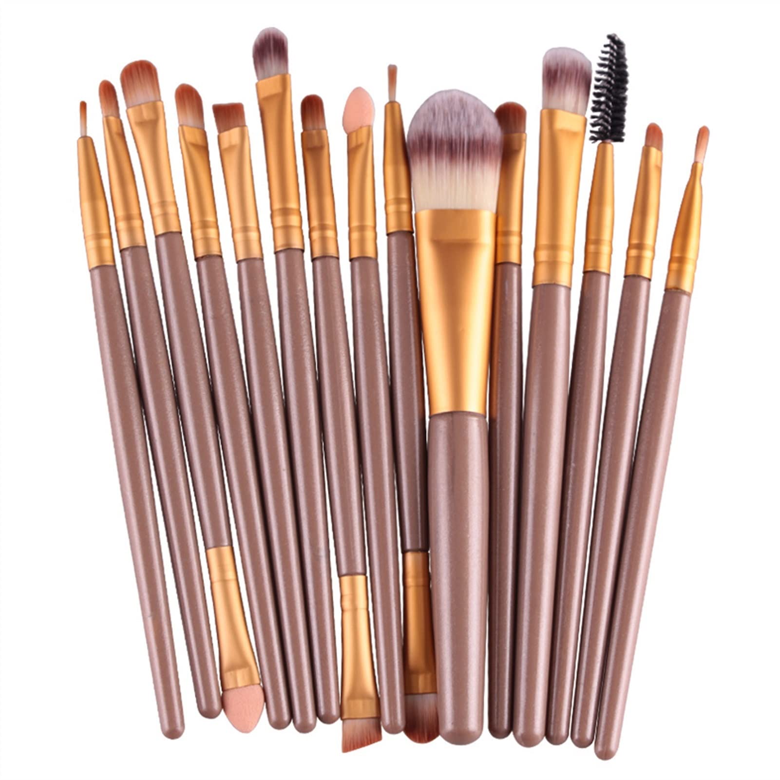 Pędzel do makijażu Zestaw pędzli do makijażu Cień do powiek Fundacja Puder Eyeliner Kosmetyki do rzęs Makijaż do twarzy Pędzel do makijażu Narzędzia (Kolor uchwytu: Błękitny) (Kość słoniowa)