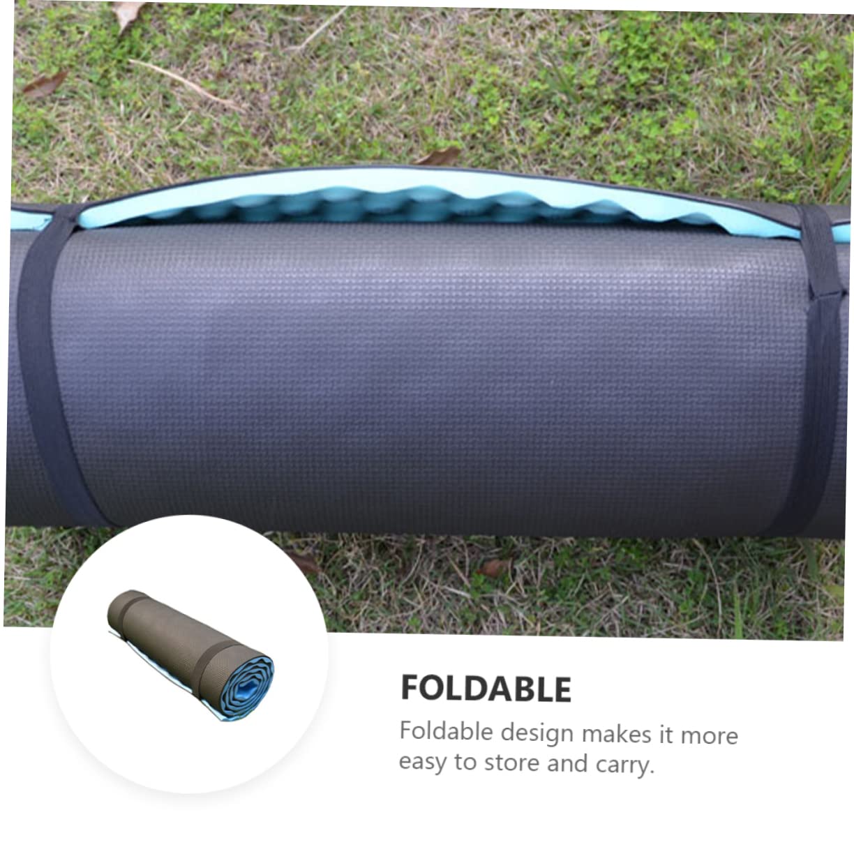 Alipis Tapis de Sol de Randonnée Eva Pliable pour Tente et Camping | Format Ergonomique, Usage Pique-niques et Loisirs, pour Famille et Amis