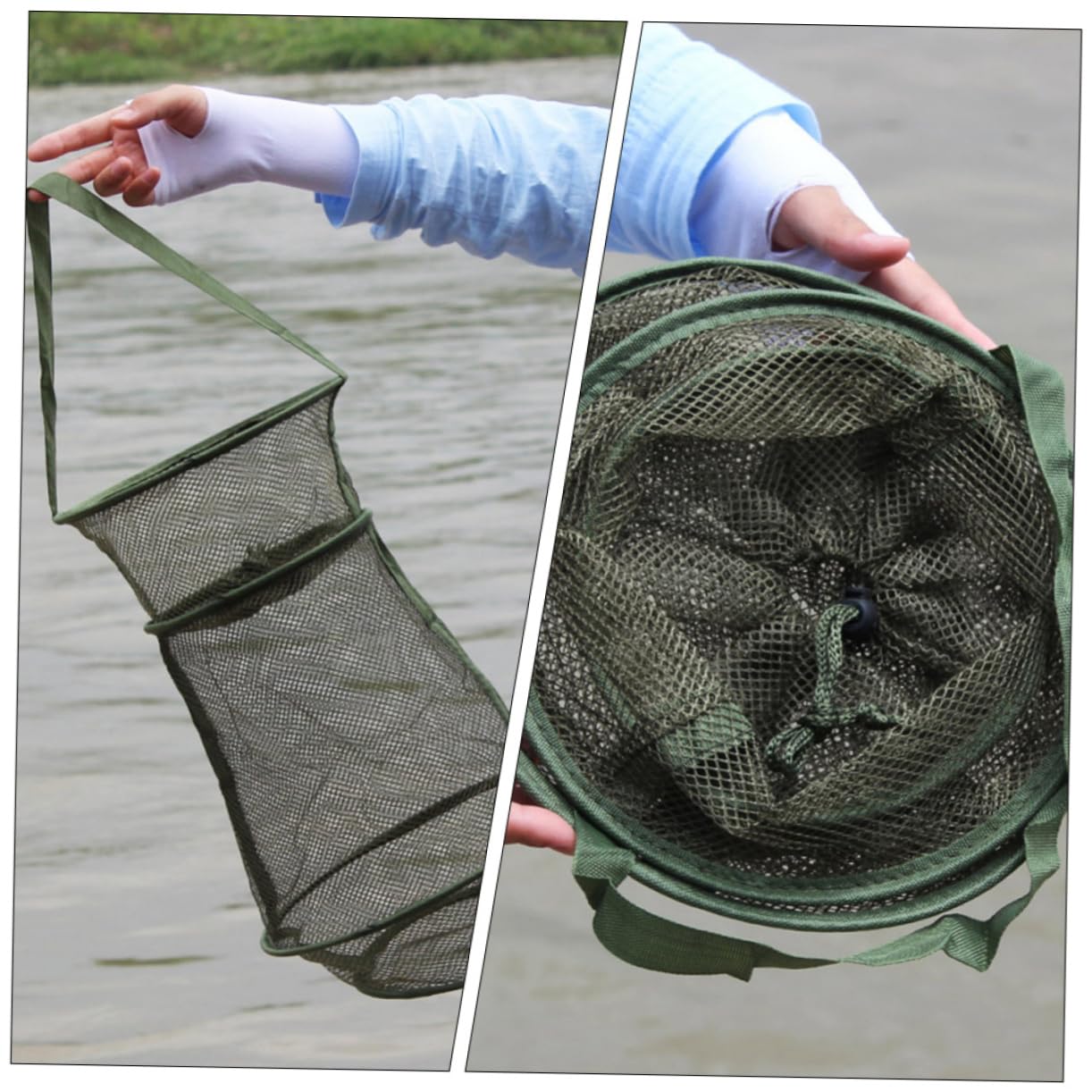 SUPVOX 6 Pezzi Gabbia Per Pesci Rete A Rete Trappole Da Pesca Maglia Cestino Da Pesca Rete Da Pesca Rete Da Pesca Pieghevole Rete Da Pesca Rete Da Pesca Portatile Trappole Da Pesca
