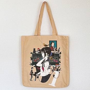 Amazon.co.jp: グラニフ 音楽の教科書 中村佑介コラボ スクエアトート