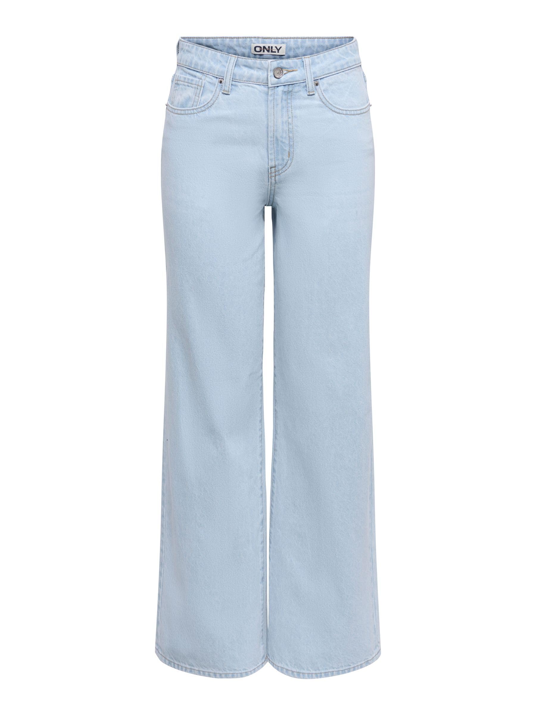 ONLY Female Jeans mit weitem Bein ONLHOPE Hohe Taille Weiter Beinschnitt Jeans