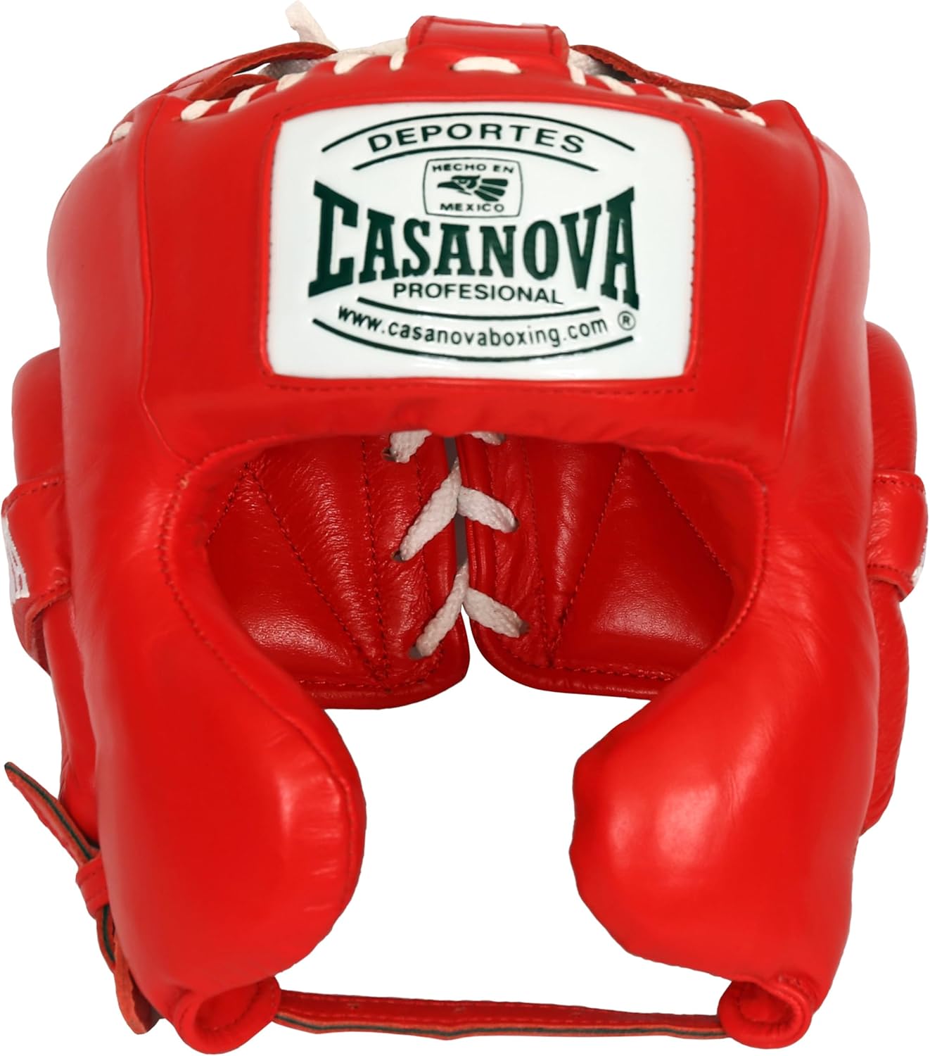 Casanova Boxing® Headgear Cheek Guard Protection for Men Woman - Boxing, Martial Arts, MMA, Kickboxing, Muay Thai, Contact Sport, Sparring, Training - Red