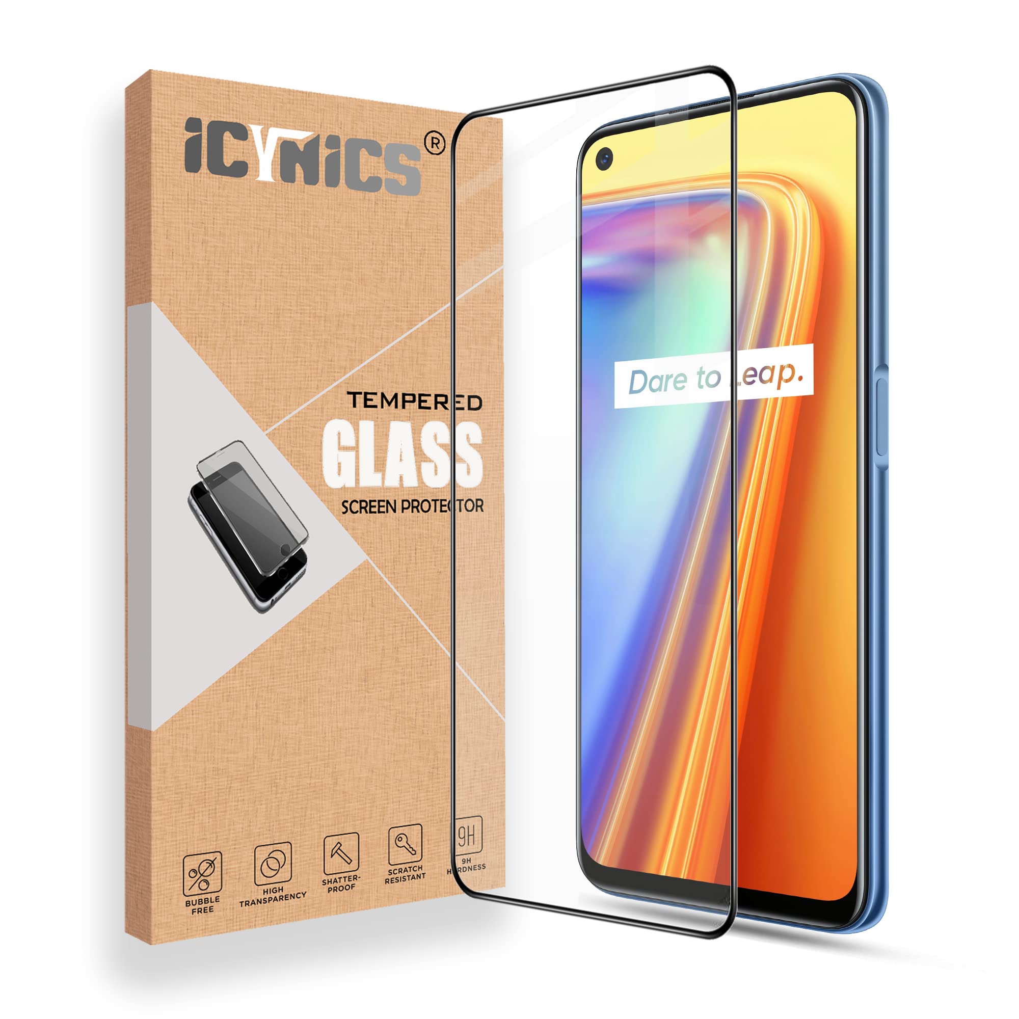ICYNICS 11D Tempered Glass for Realme 7 Bubble-Free, HD Clear, Anti-Scratch with Edge to Edge Full Screen Coverage & Easy Installation (Pack of 1) (B0BXPPNRXZ) Amazon Price History, Amazon Price Tracker