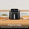 Ninja | Air Fryer | 5 Quart Capacity | 5-in-1 Air Flies, Bakes, Roasts, Reheats, Dehydrates | Air Crisp Technology | Non-Stick Basket & Crisper Plate | Gray | AF142