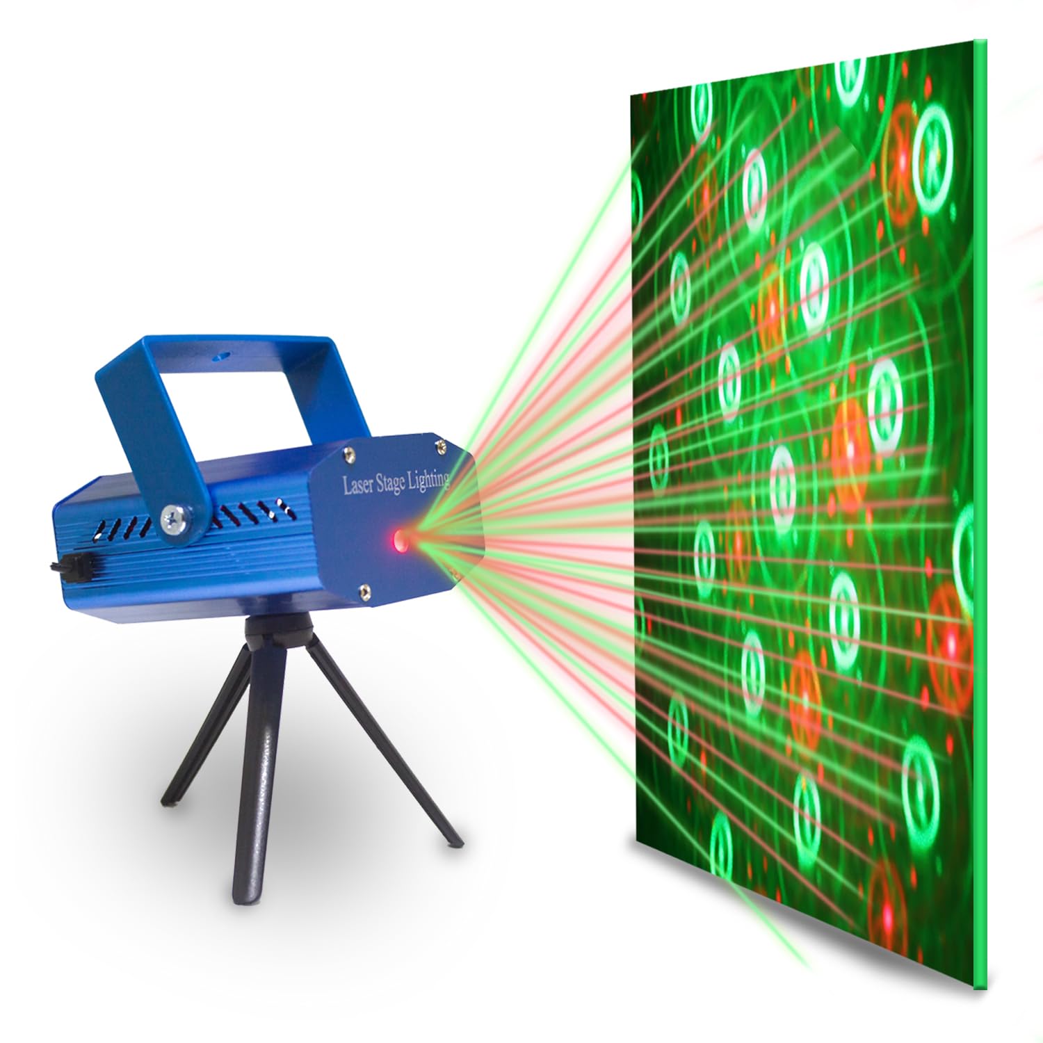 Pick Ur Needs Mini Laser Projector Stage Lighting for Party and Dj with Mini-Tripod Stand for Diwali, Wedding, Home Decoration Light (Black) (B0CJJWN4HK) Amazon Price History, Amazon Price Tracker