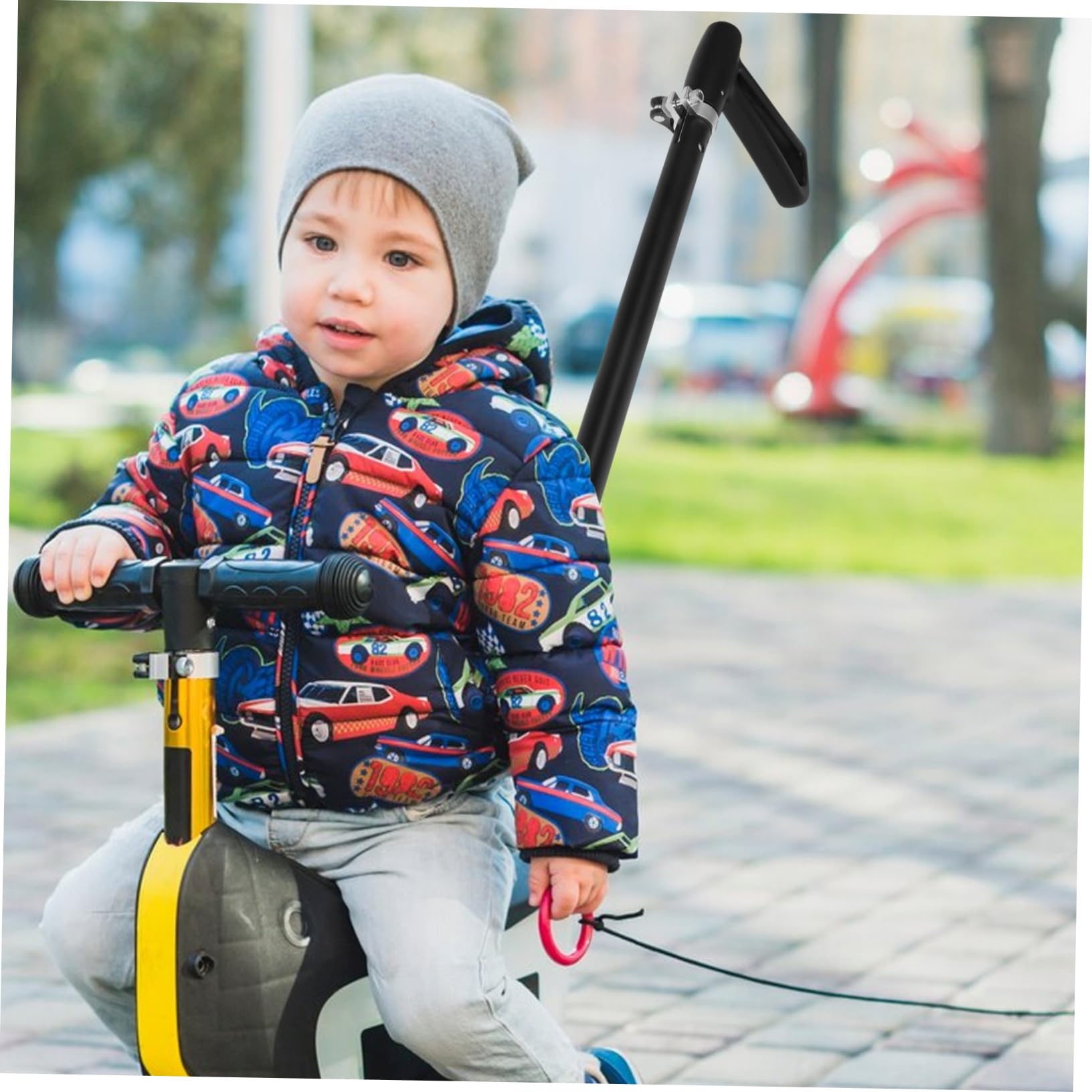 HANABASS Manija para Cochecito de Ñiño Diseño de Liberación Rápida, Práctica y Resistente en Plástico y Aleación, Adecuado para Coche de Paseo y Triciclo Infantil