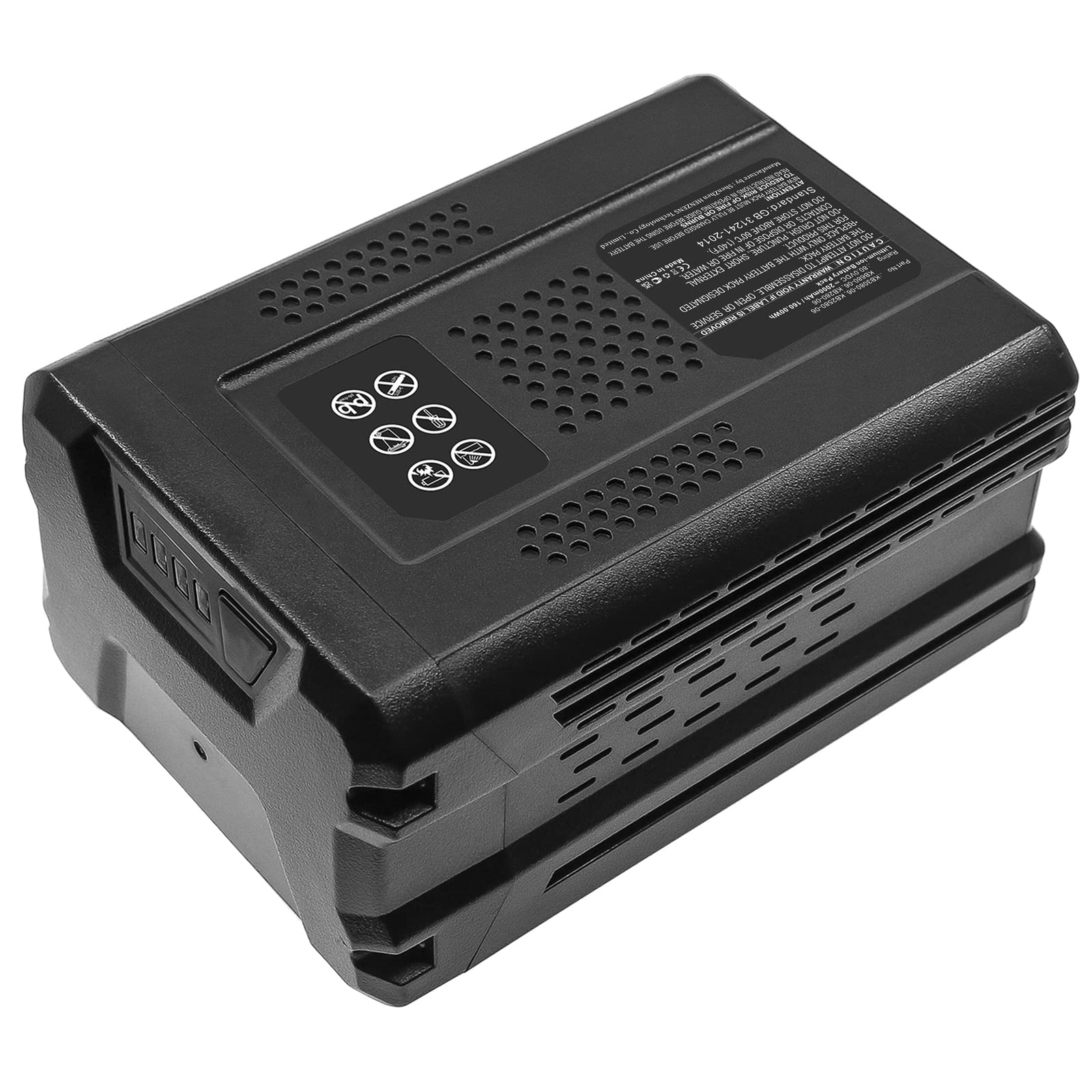 Synergy Digital Gardening Tools Battery, Compatible with KOBALT 80V Max 12-in Snow Shovel Brushless Gardening Tools, (Li-ion, 80V, 2000mAh), Replacement for KOBALT KB2580-06 Battery