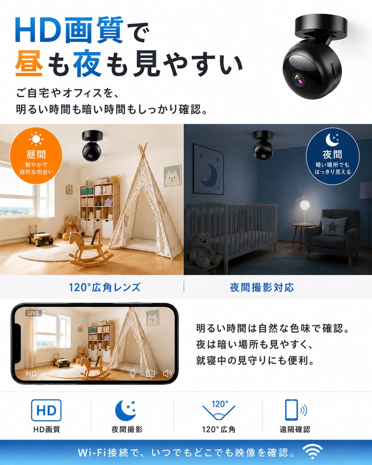 防犯カメラ　監視カメラ　録画機能　高性能　暗視カメラ Amazon.co.jp: 小型カメラ 赤外線カメラ 1080P 自動暗視 ミニ防犯