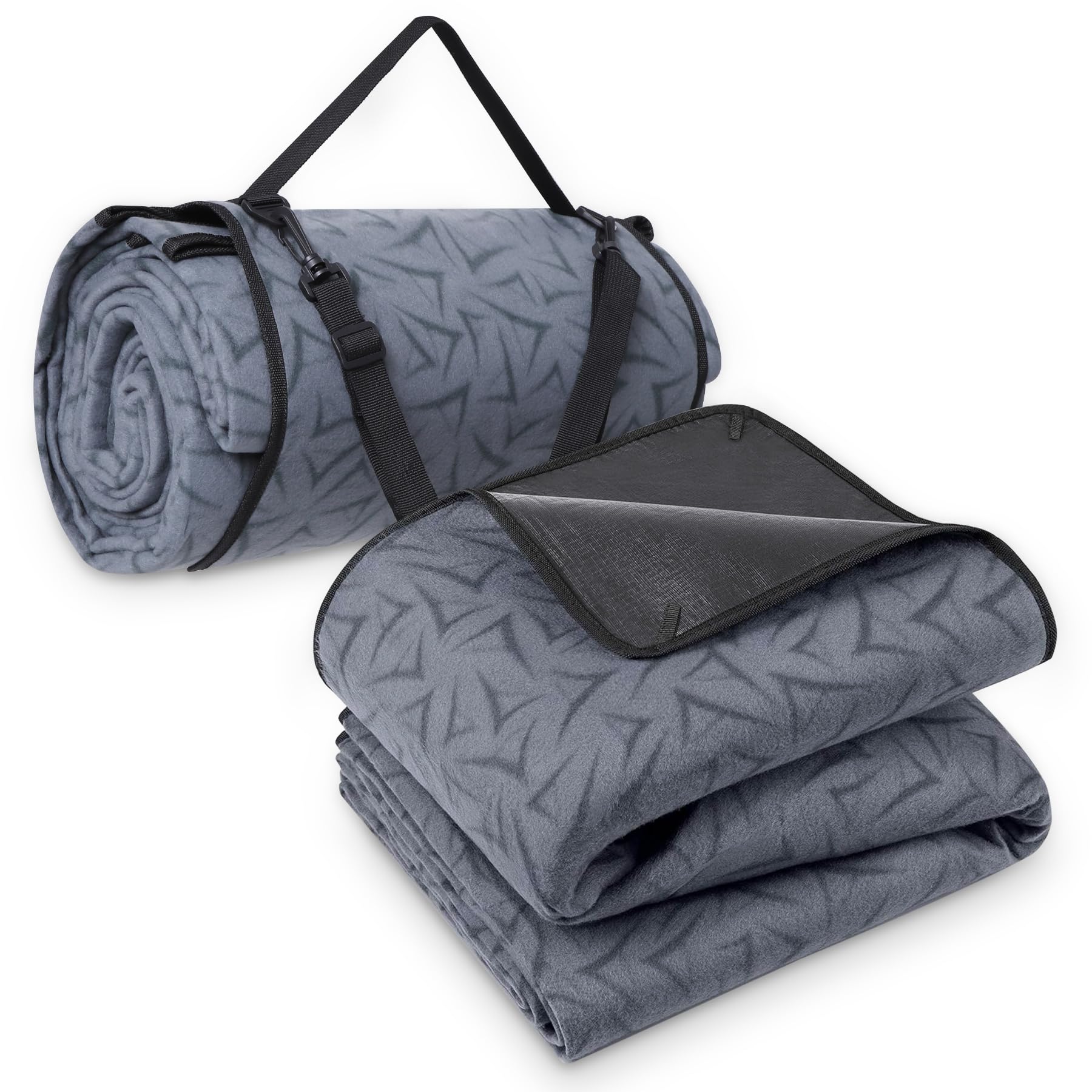 REDCAMP Soft Fleece Tent Carpet 220 x 200cm, Extra Thick 2mm Foam Insulated Awing Carpet with Waterproof Non-Slip Base, Warm Groundsheet for 4 Man Air Tents,Camping & Outdoor & Caravan Awning Use