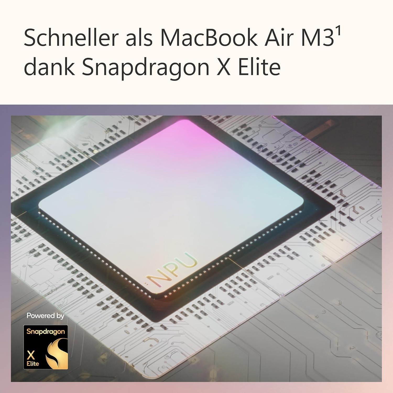 Microsoft Surface Laptop | Copilot+ PC | 15” Touchscreen | Snapdragon® X Elite (12 Kerne) | 16GB RAM | 512GB SSD | neuestes Modell, 7. Edition | Schwarz