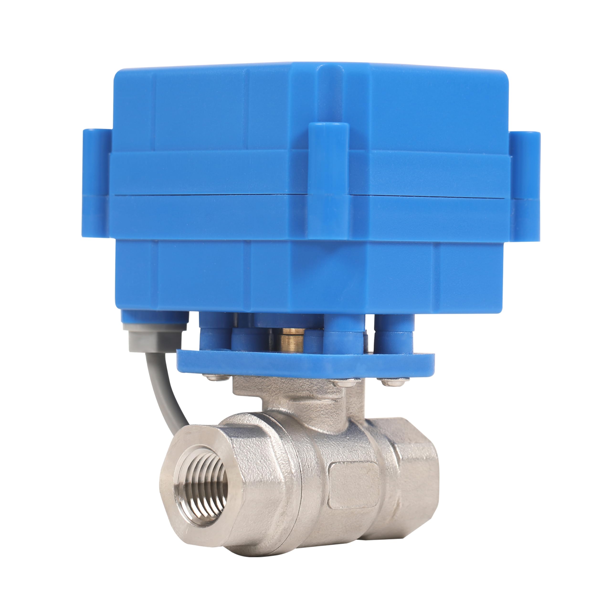 Vanne à bille miniature HFS R en acier inoxydable 304 pour contrôle automatique des fluides