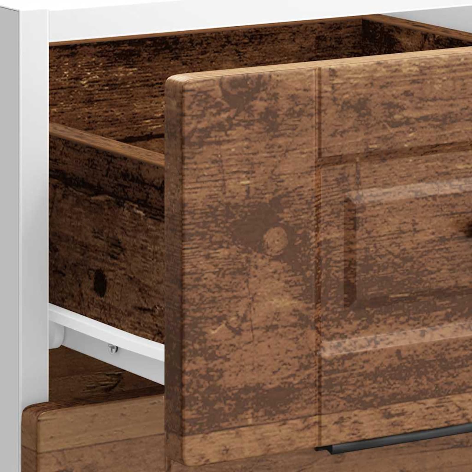 Homgoday Unterschrank Porto Altholz Holzwerkstoff 40x46x81,5 cm Küchenmöbel mit verstellbaren Füßen Model854228
