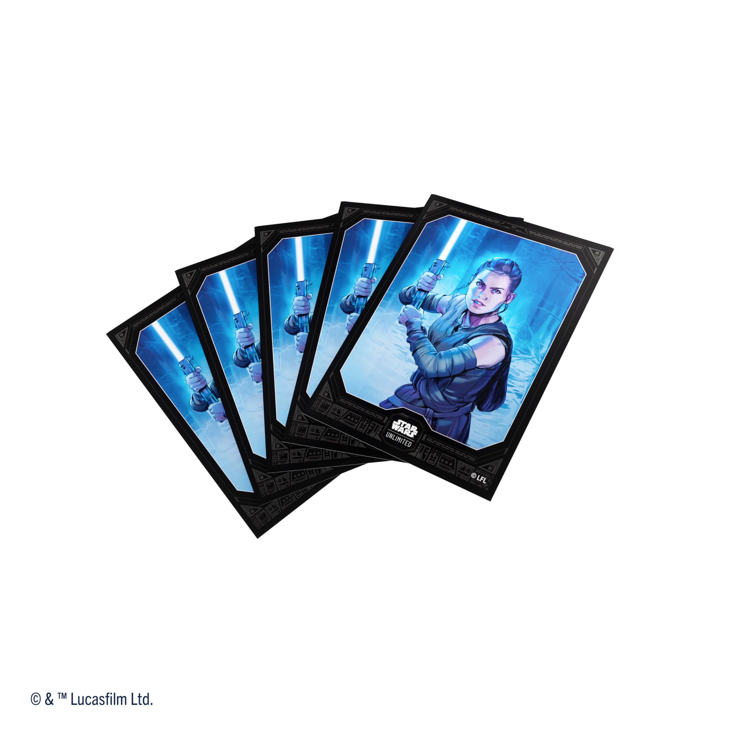 Gamegenic Star Wars Unlimited Rey ART SLEEVES, Officially Licensed Pack of 60 Art Sleeves and 1 Clear Sleeve - Image 3