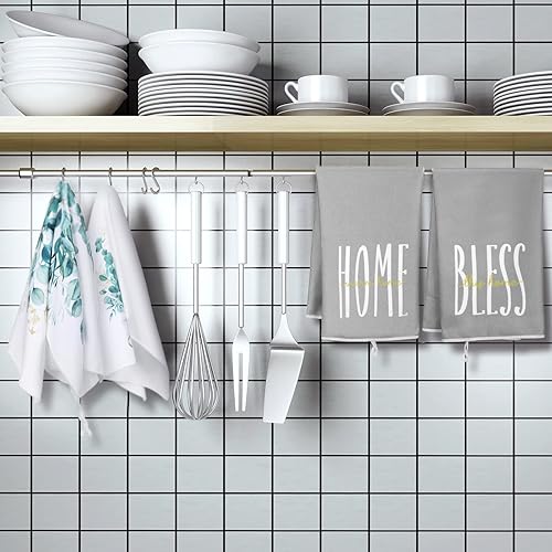 Miniatura 4 de Ferraycle 4 toallas de cocina, toallas de mano para cocina de café, paños de cocina, paños decorativos absorbentes, para inauguración de la casa de