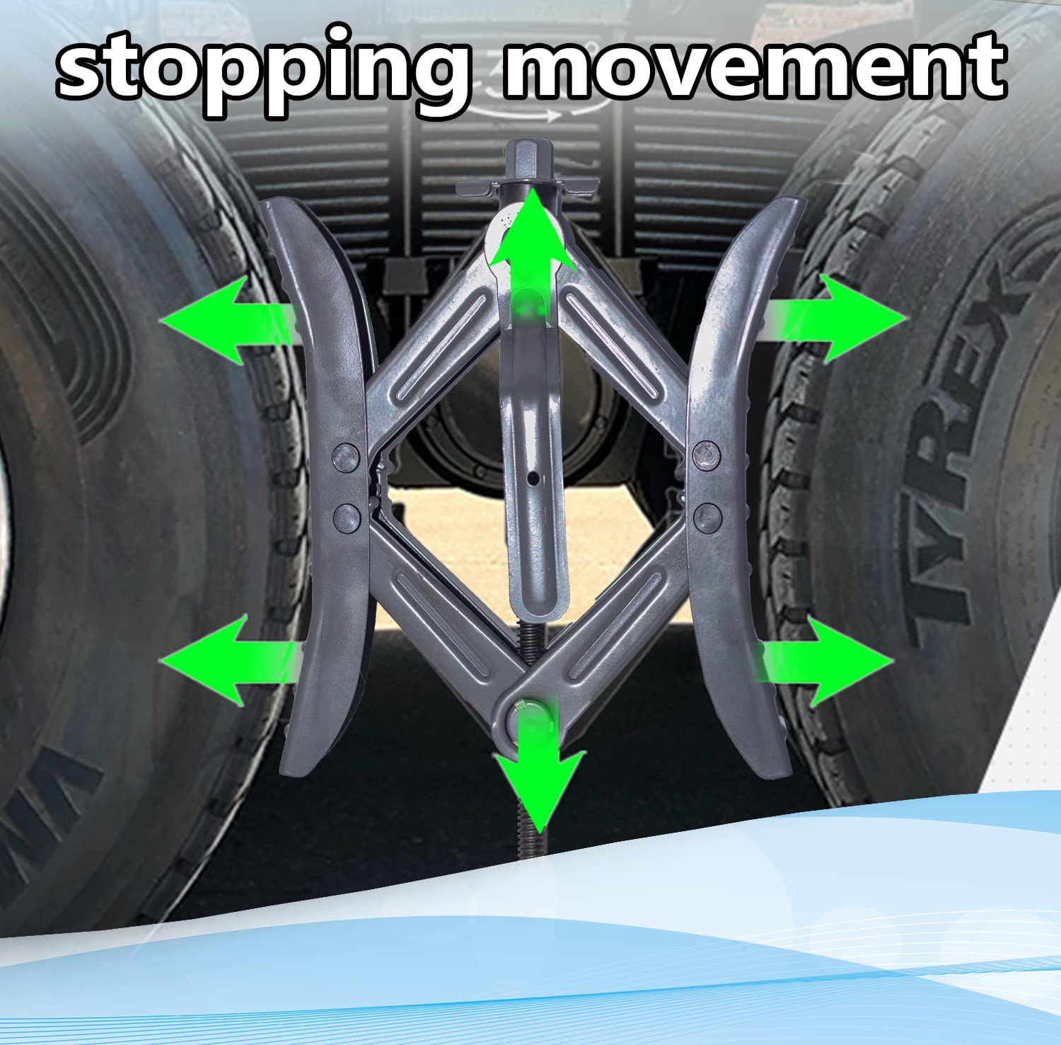 RVPNR Camper Wheel Chock Stabilizer, RV X Chocks Wheel