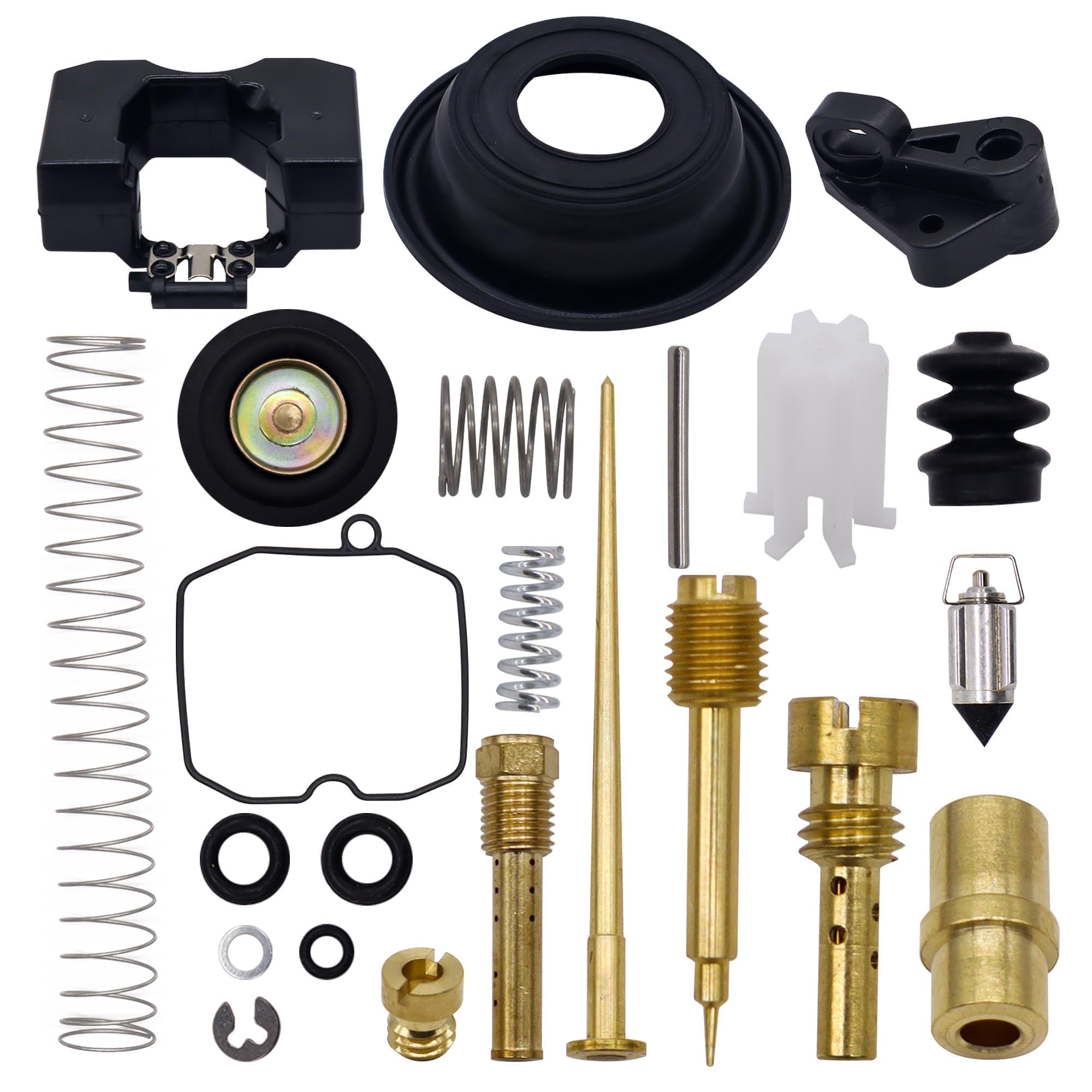 Carburetor Rebuild Carb Repair Kit 27421-99C Compatible with Harley Davidson Dyna Sportster 40mm XL883 XLH1200, Compatible with Keihin HD CV40, Replace 27490-04