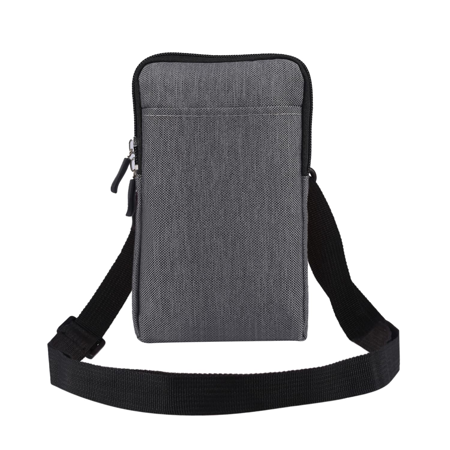 Small Crossbody Bag Waist Pack Belt Pouch Belt Holster Carrier Case Phone Holder for Nokia 8.3 5G,C5 Endi,8 V 5G UW,C10,C20,X10,X20