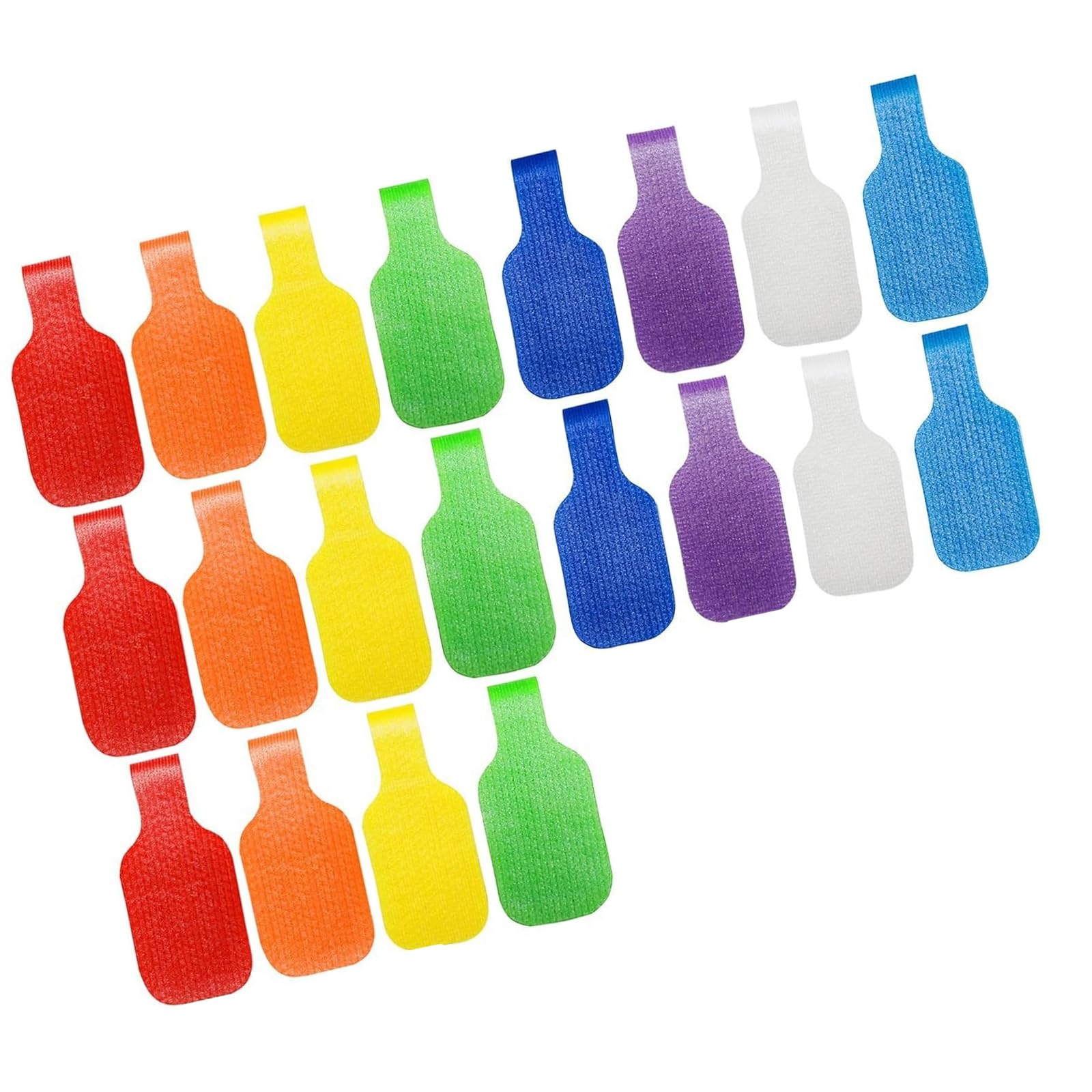Tie Set Adjustable Nylon Cable Straps with Writable Labels 8 Color for Managing Multiple Cable Car Organizers
