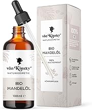Organic Almond Oil - Organic Almond Oil Pure - 100 ml - Massage Oil Baby Oil Hair Oil Body Oil - Hair Baby Vitamin E - Made in Germany von Kinsky
