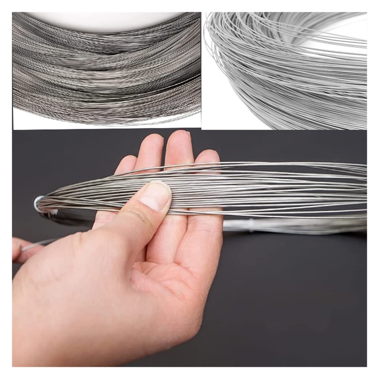 Filo Di Acciaio Inox 304 Per Molle – Diametro 0,02-3 Mm, Lunghezza 1/5/10 M, Per Fai-da-te, Gioielli E Industria
