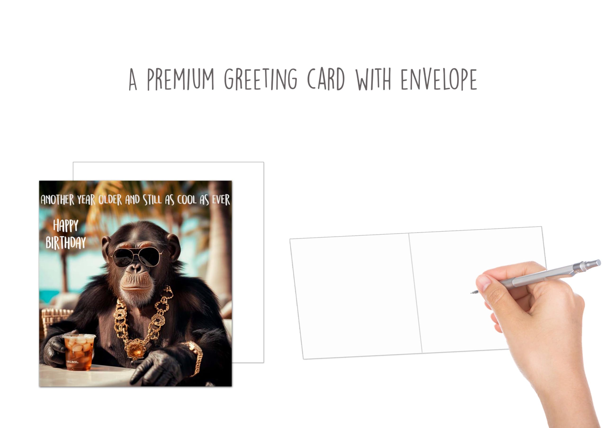 Edition Seidel Carte D'anniversaire Carrée Premium Avec Enveloppe. Carte De Billet Joyeux Anniversaire Pour Mari, Femme, Amis, Chorale, Chant, Musique (GQ325 SW024