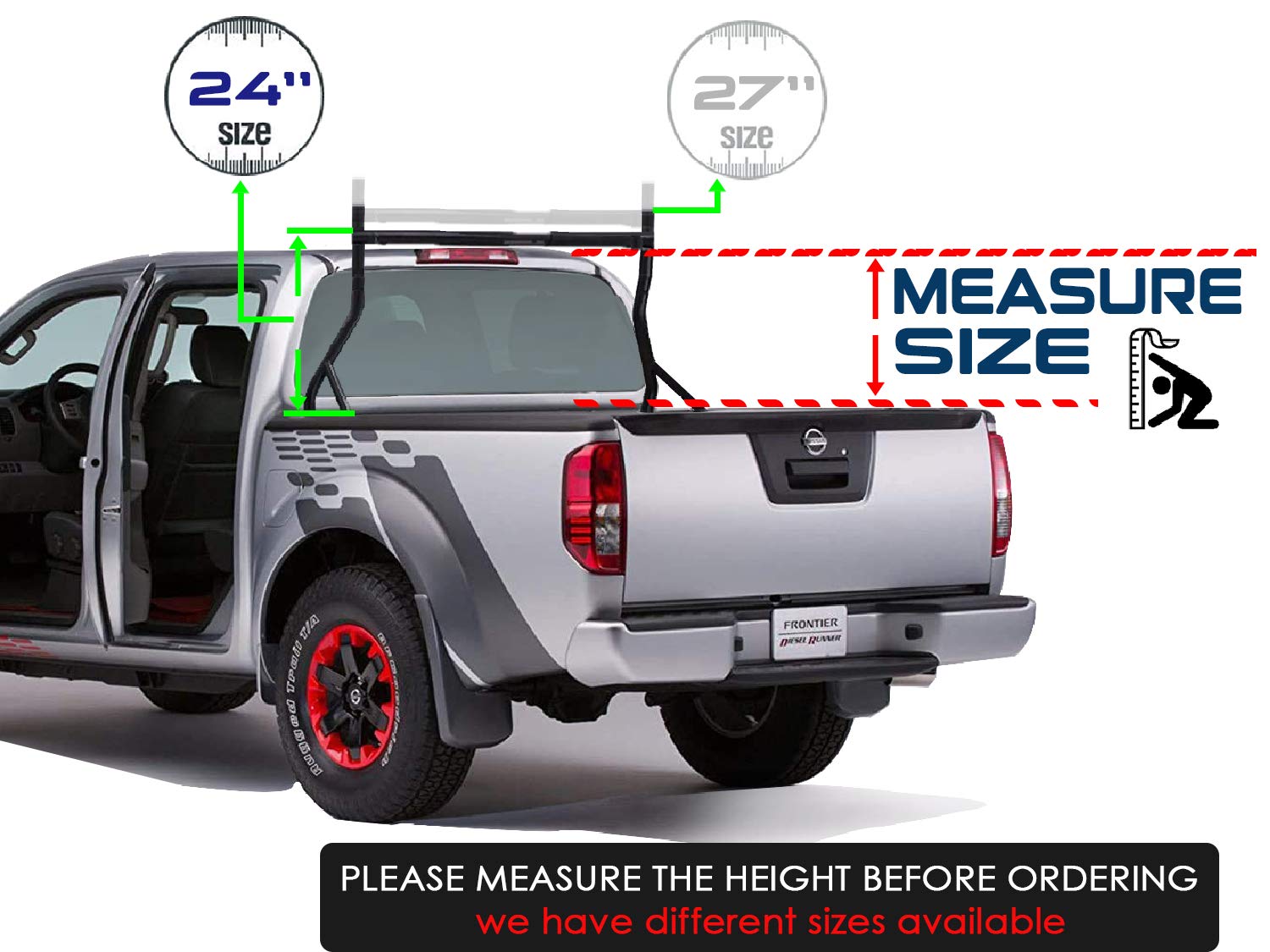 Buy TMS 800Ibs Capacity Extendable Universal Steel PickUp Truck Ladder