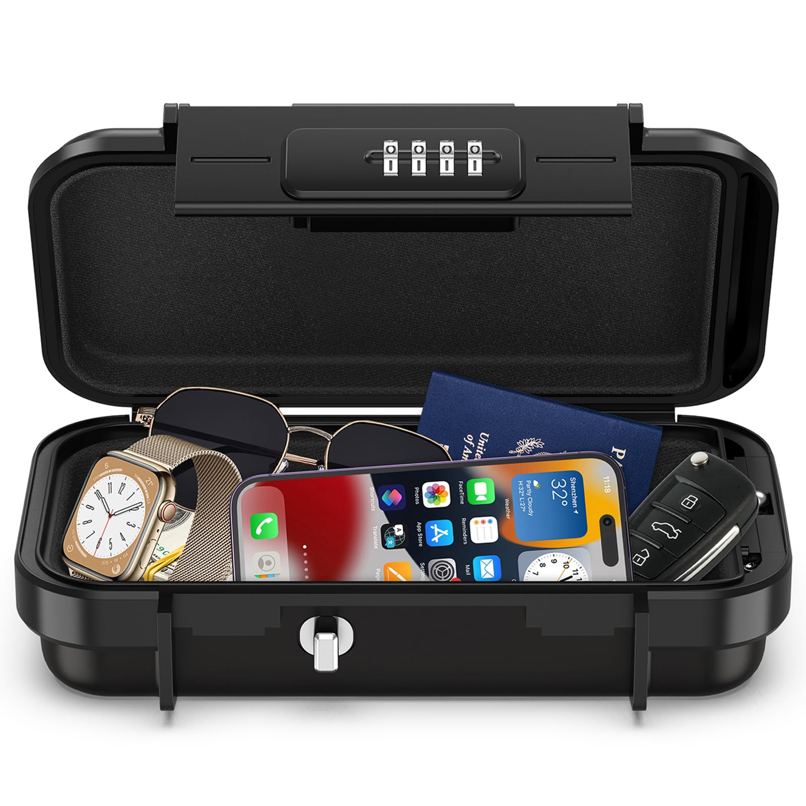 Coffre-fort portable de sécurité pour ranger vos documents secrets en voyage