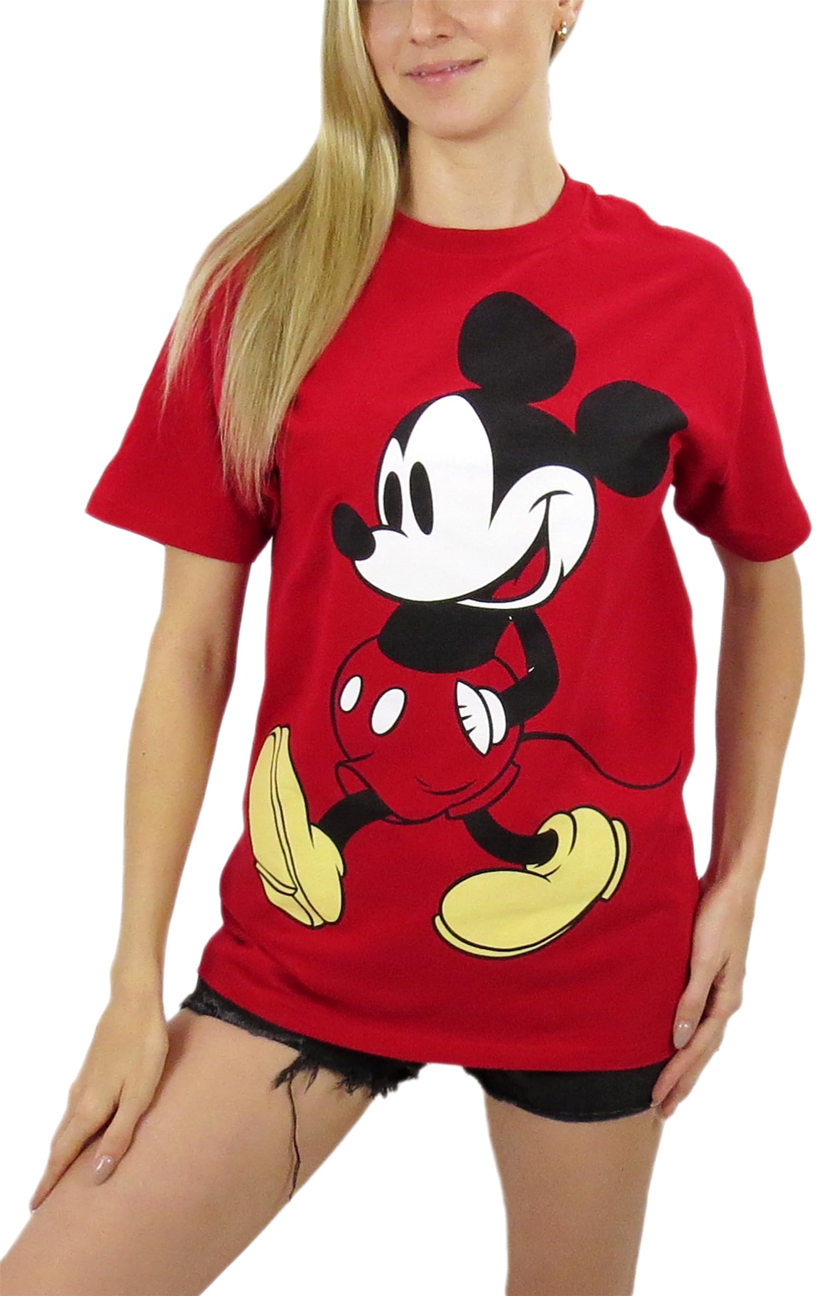 DisneyWomens Mickey Mouse Relaxed Fit Tee