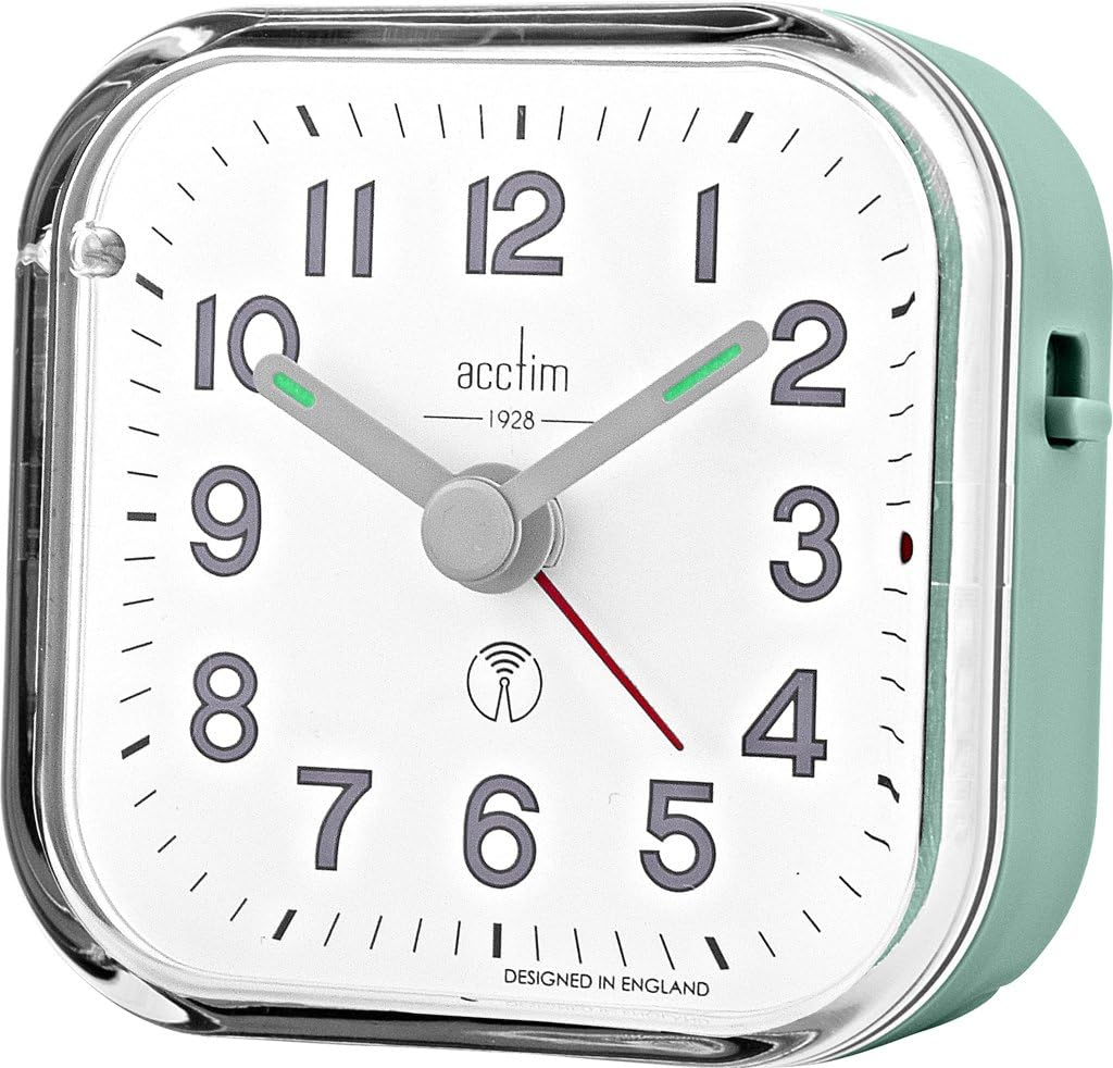 Acctim 71815 Fordham Radio Controlled Alarm Clock in Moss Amazon.co