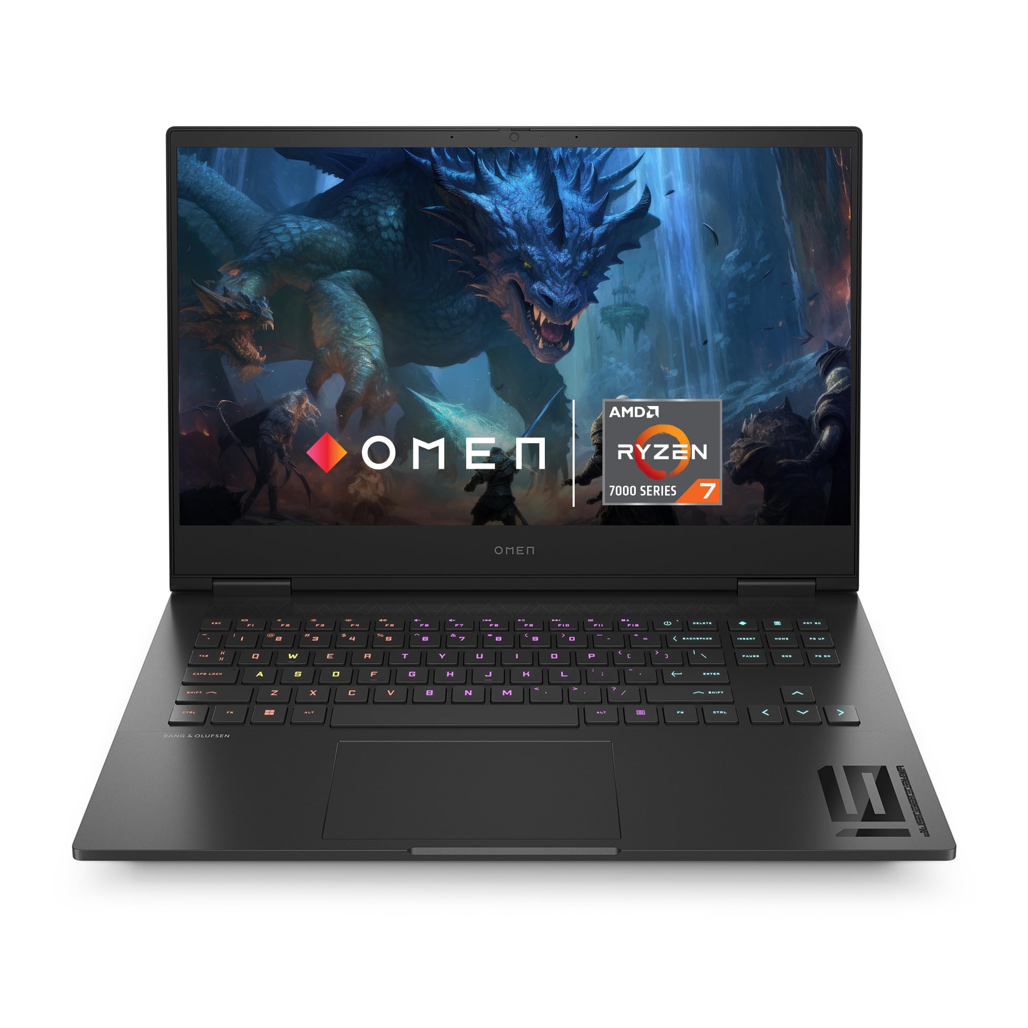 HP [Smartchoice OMEN Gaming Laptop, AMD Ryzen 7 7840HS, 8GB RTX 4060 GPU, 16.1" (40.9cm), FHD, IPS, 165 Hz, 300 nits, 16GB DDR5, 1TB SSD, RGB KB, 7 ms Response time (Win 11, Black, 2.32 kg), xf0060ax