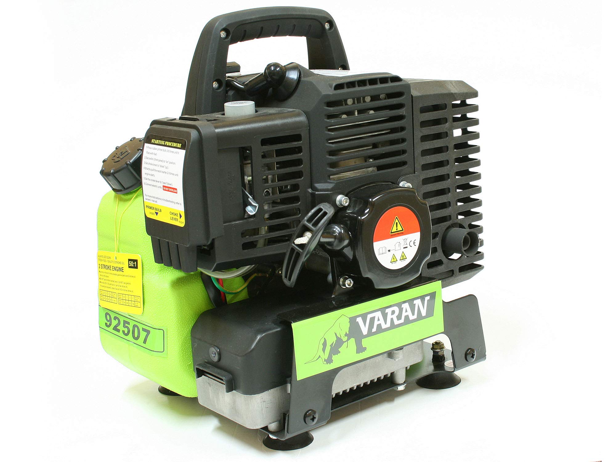 Varan Motors - 92507 Generatore a benzina portatile 1000W 230V 2tempi generatore compatto