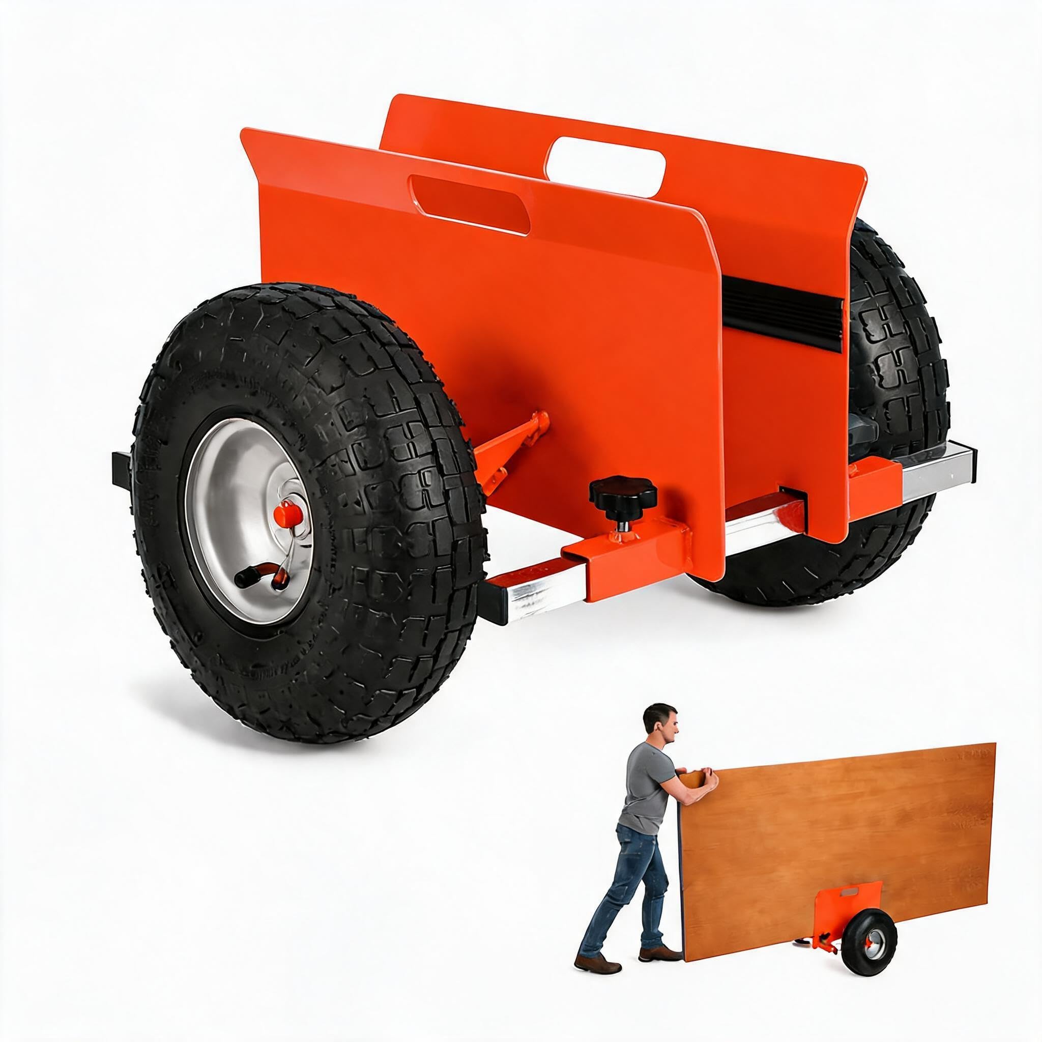 Garvee Panel Dolly - Carro para paneles de yeso de 700 libras con ruedas