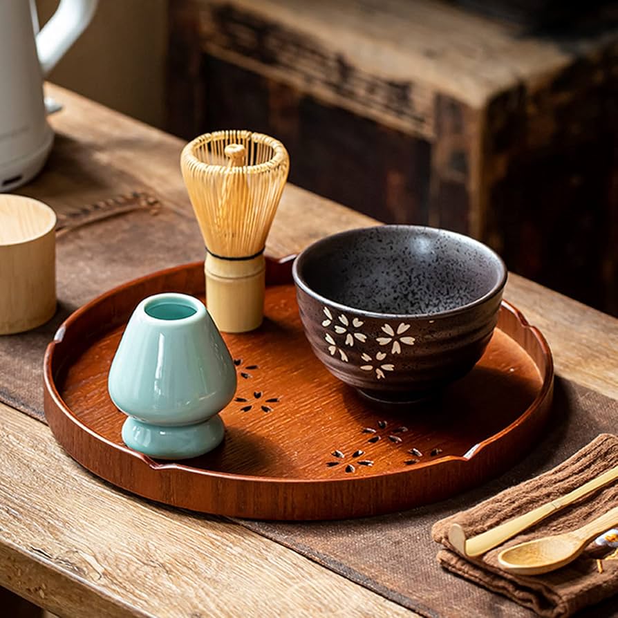 Amazon.co.jp: 茶筅（茶筌）竹製 茶杓 茶筅立て セラミック 3点