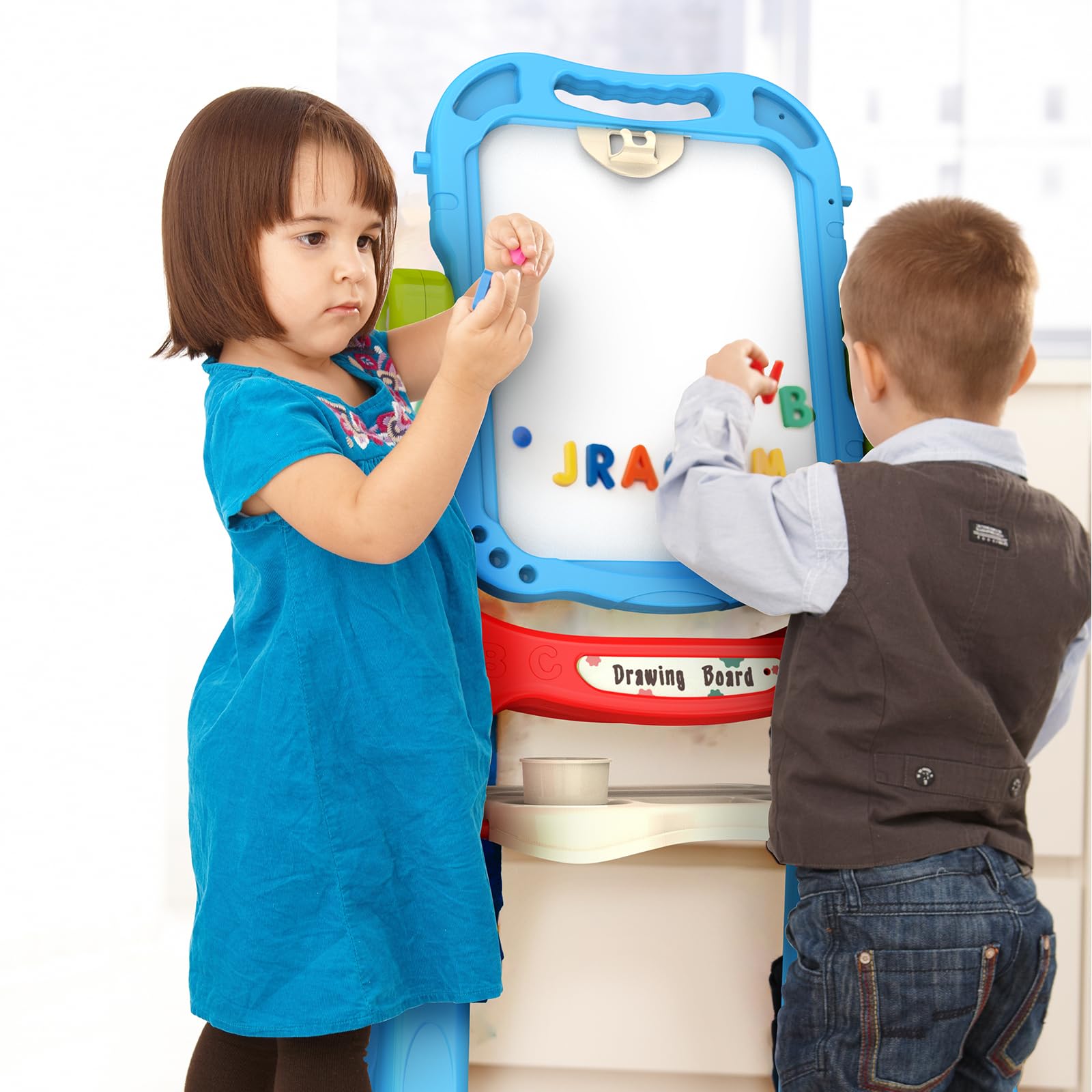 Little Tikes Double-Sided Kids Art Easel Foldable Chalkboard