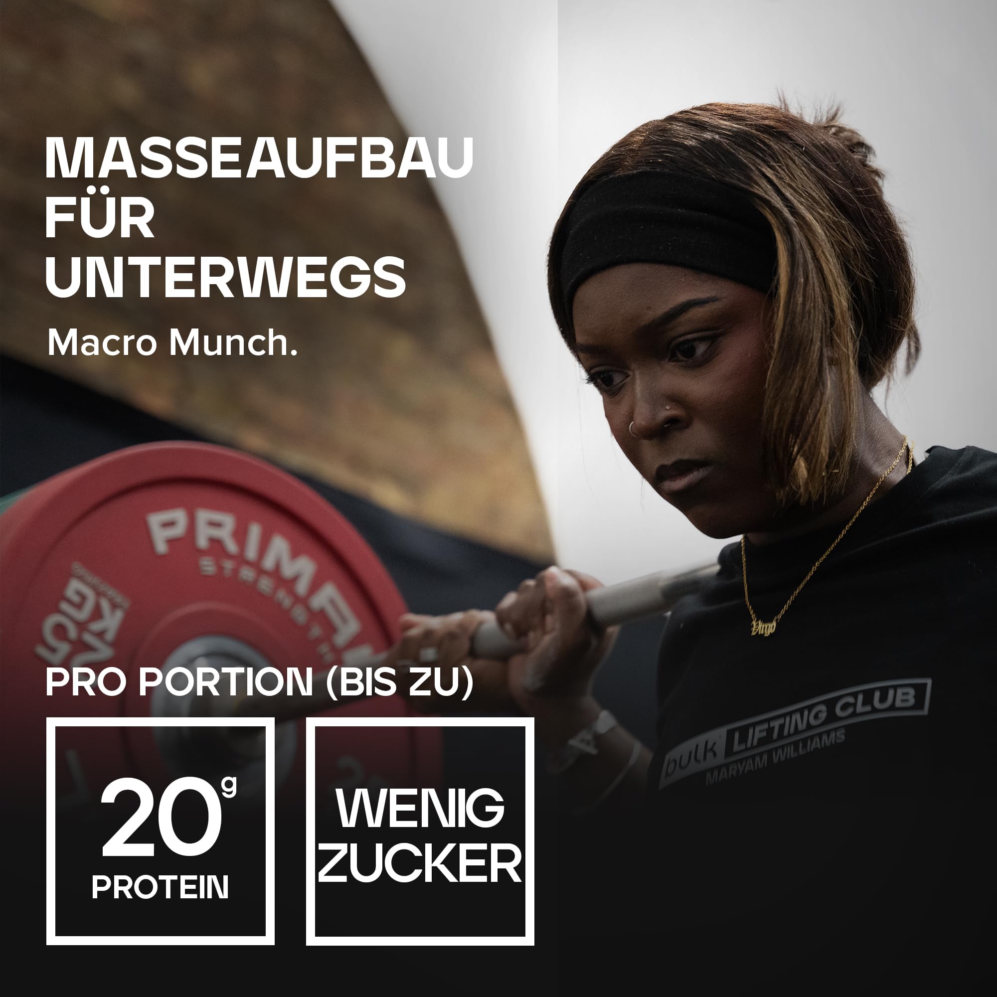 Bulk Macro Munch Proteinriegel | Kekse & Sahne | 12 x 62g | 20g Protein pro Riegel | Wenig Zucker | Hoher Ballaststoffgehalt | Dreischichtige Textur | Perfekt für unterwegs