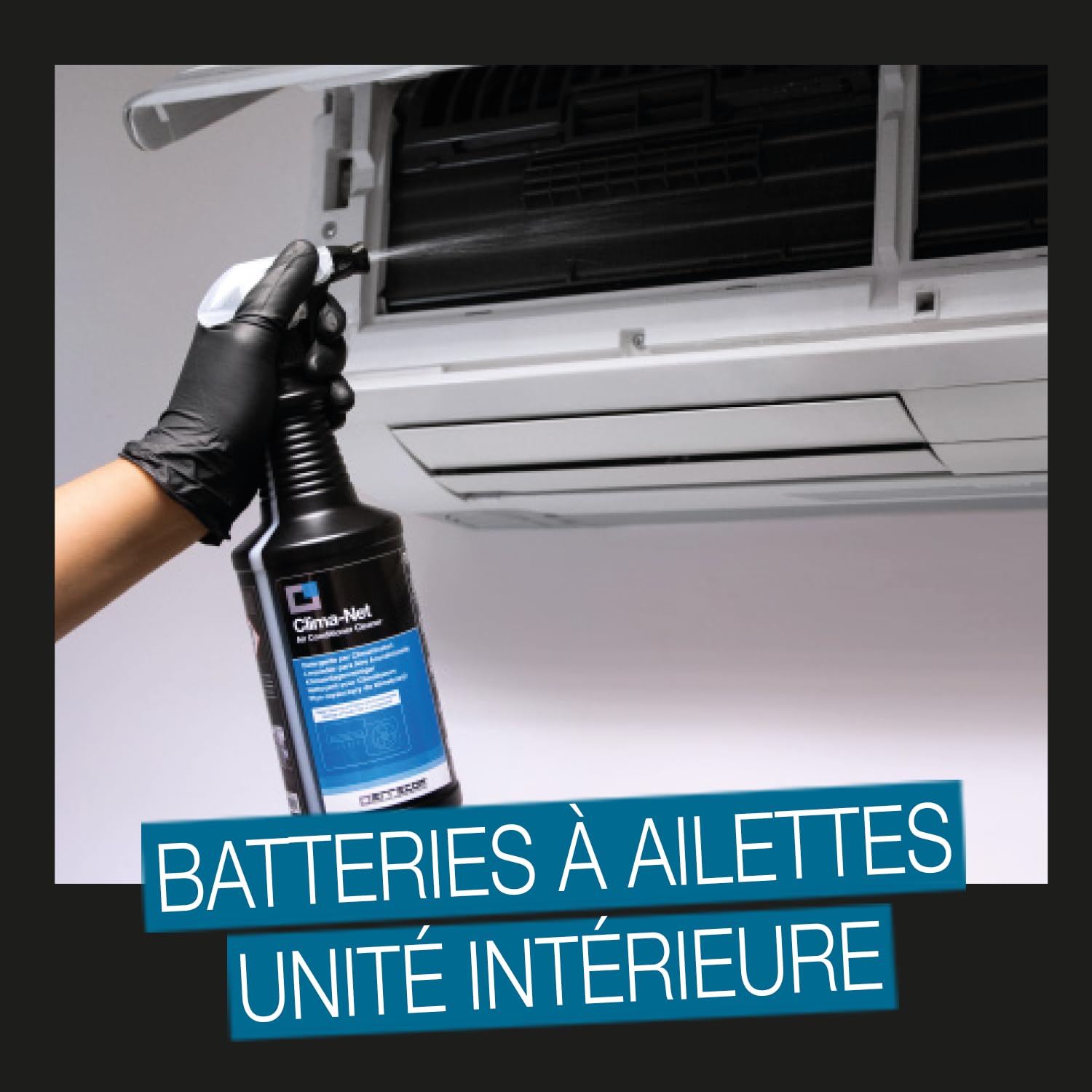 Errecom Clima-Net, Nettoyant pour Climatiseurs, Filtres, Batteries à ailettes et Unités Extérieures, 6 bouteilles x 1 L