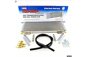tru-cool 40,000 GVW Low Pressure Drop Transmission Oil Cooler with Thermal Bypass