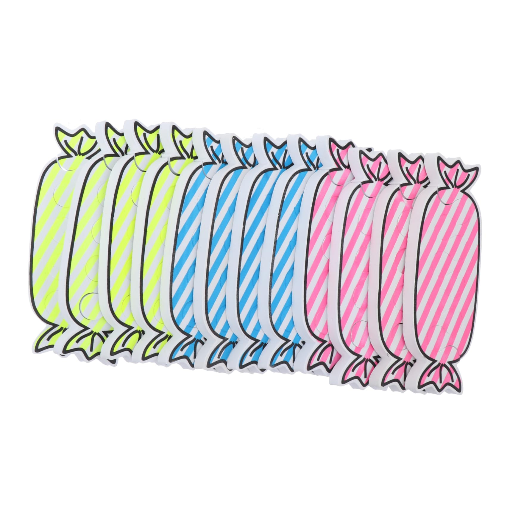 Didiseaon Professional Toe Separators 24pcs Toe Stretchers Candy Shape Dividers for Nails