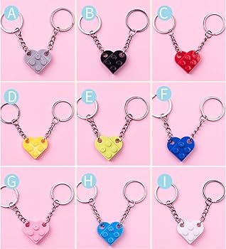 NO.454☆リメイク☆ぷっくりハートキーホルダー4個セット