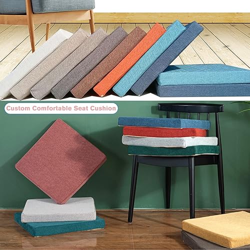 Miniatura 5 de Cojín de banco personalizado, cojín de muebles para banco de jardín, patio, almohadilla de banco para interiores y exteriores, diseño de ribetes