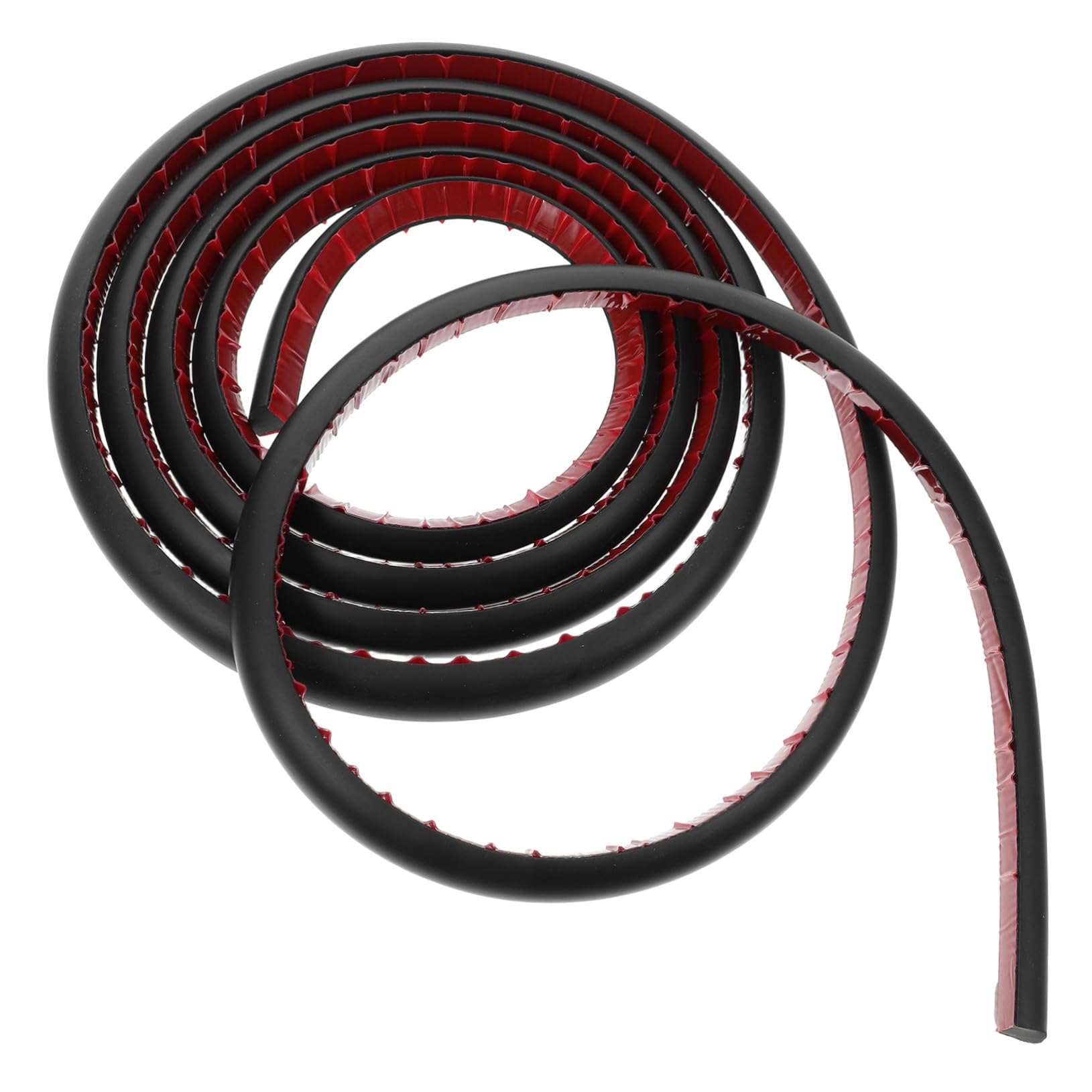 Moulure adhésive quart de rond PVC noir souple étanche escalier 3m