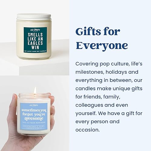 Miniatura 5 de CE Craft - Smells Like Joe Burrow Candle - Vanilla Oak, Football Themed, Gift for Burrow Fan