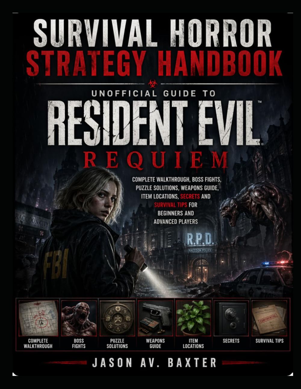 Survival Horror Strategy Handbook: Unofficial Guide to Resident Evil Requiem, Complete Walkthrough, Boss Fights, Puzzle Solutions, Weapons Guide,...Beginners and Advanced Players