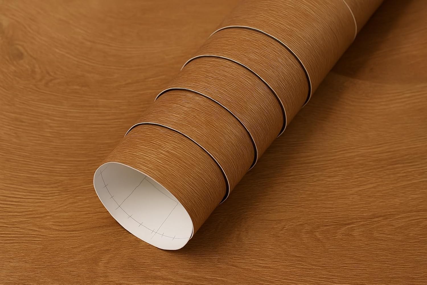 Gripzy Premium Textured Peel & Stick Wallpaper | Easy to Apply, Removable & Durable | Modern Self-Adhesive Wall Covering (250 x 36cm Honey Brown 2.5Mtr)
