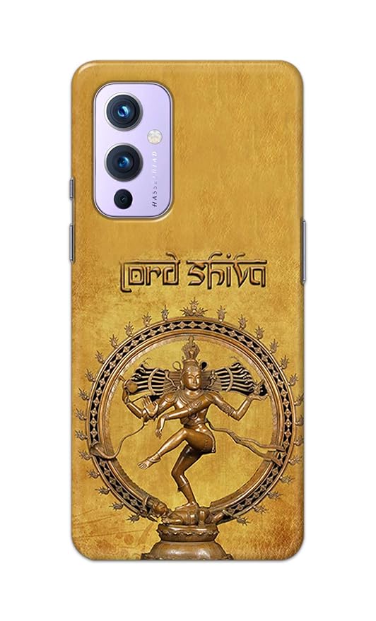PRINTFIDAA Lord Shiva As Nataraj Hard Back Case Cover for OnePlus 9 Back Cover -(AS) RPM1004